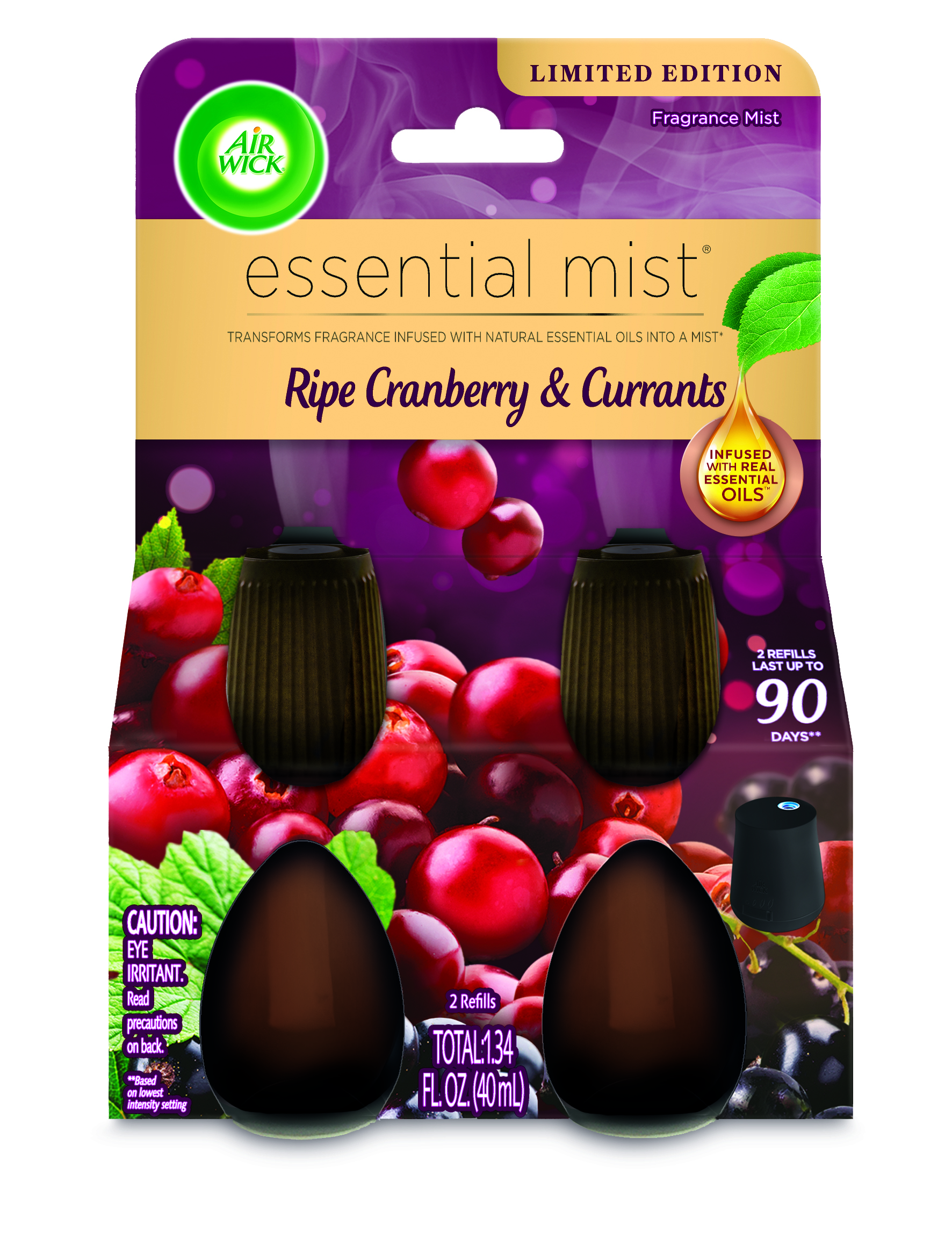 AIR WICK Essential Mist  Ripe Cranberry  Currants